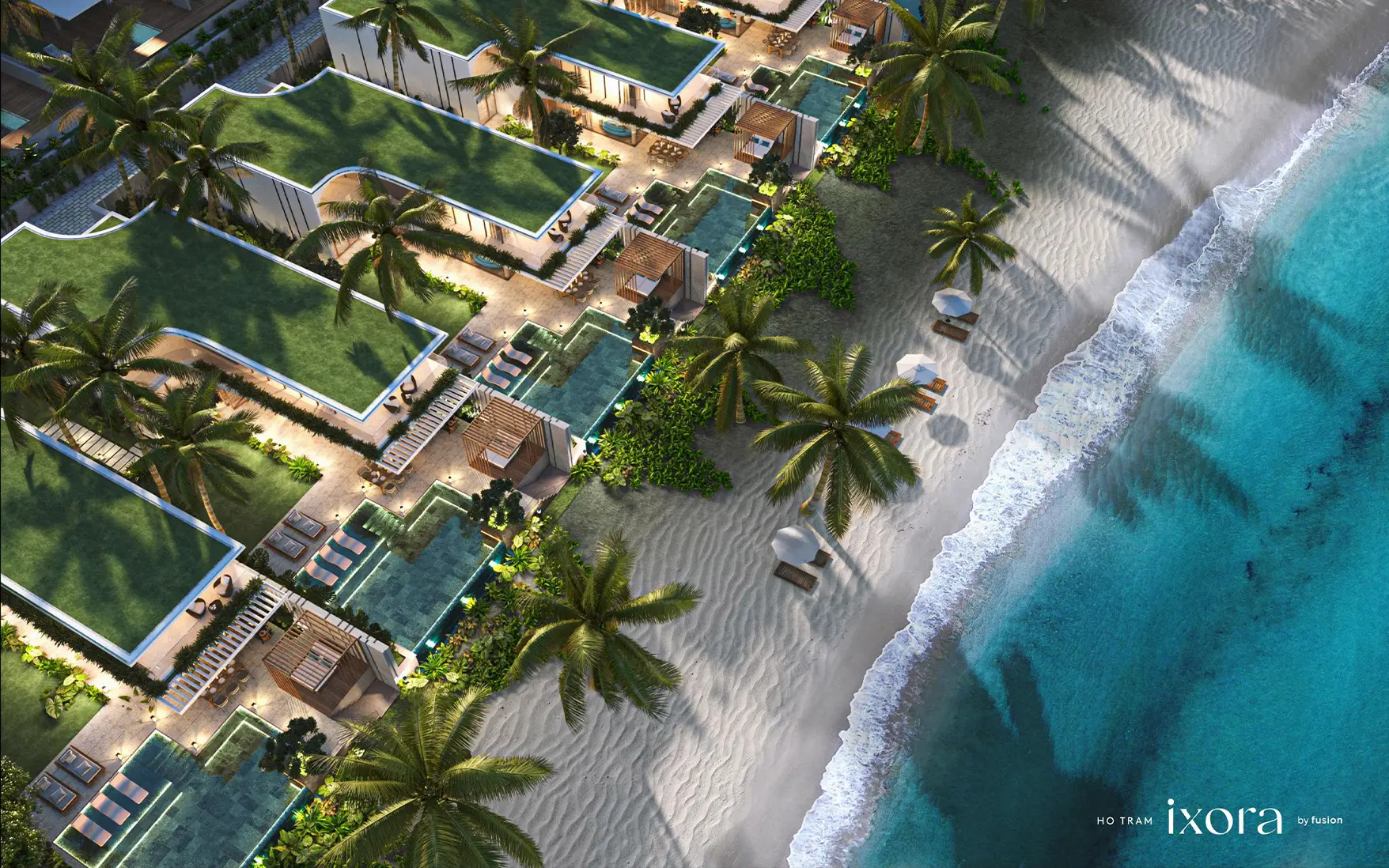 Phối cảnh Villa tại Maia Resort Hồ Tràm
